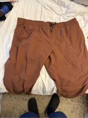 Ll bean insulated Men's Drawstring Casual Pants - Rust Brown